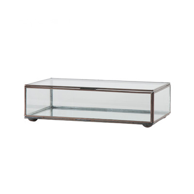 Small Rectangular Box With Clear Glass