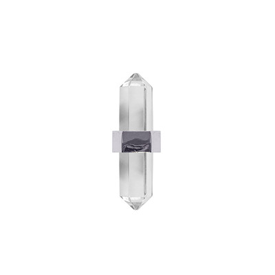 Prism Acrylic Knob With Nickel Center