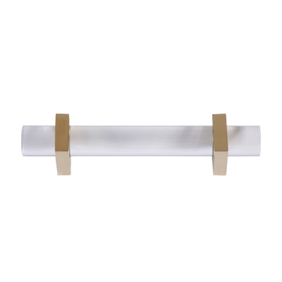 Monica Lucite And Brass Hardware
