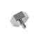 Hex Hexagon Shaped Pull In Nickel Finish image 2