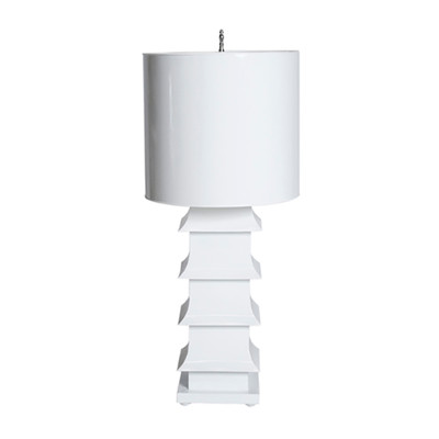 Worlds Away Pagoda Lamp
