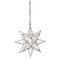 Large Clear Star Chandelier