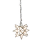 Extra Large Star Chandelier With Frosted Glass