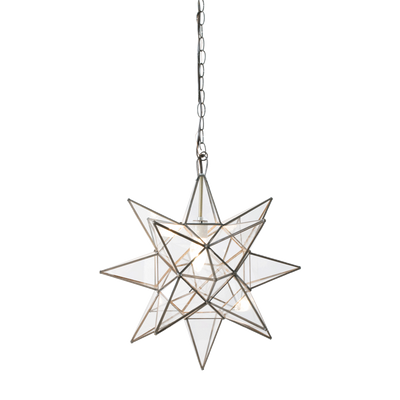 Small Clear Star Chandelier