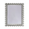 Eliza Mirror With Scalloped Edge Frame In Silver Leaf