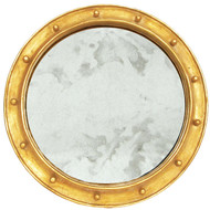 Worlds Away Federal Gold Leaf Federal Style Frame With Antique Mirror