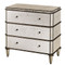 Antiqued Mirror Chest Of Drawers
