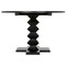 48" Zig Zag Dining Table - Hand Rubbed Black