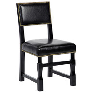 Abandon Side Chair - Distressed Black