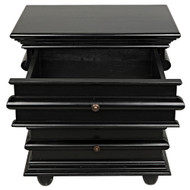 Ascona Side Table - Hand Rubbed Black