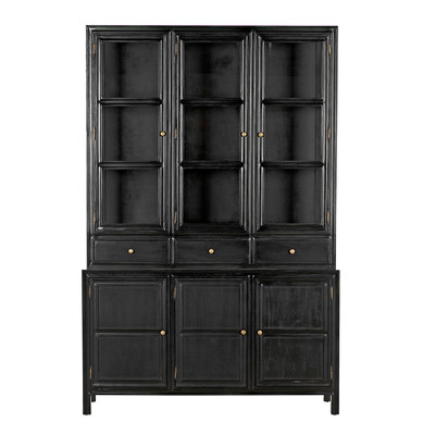 Colonial Hutch - Hand Rubbed Black