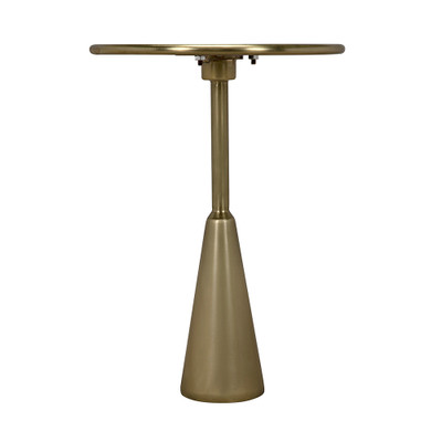 Hiro Side Table - Antique Brass Finish