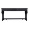 Large Colonial Sofa Table - Black