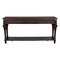 Large Colonial Sofa Table - Distressed Brown