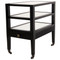 Lesly Side Table - Distressed Black