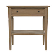 Oxford 1 Drawer Side Table - Weathered