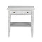 Oxford 1 Drawer Side Table - White Wash