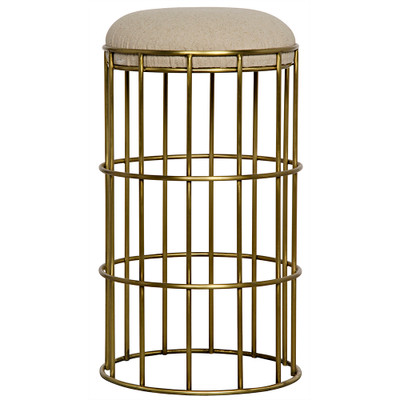 Ryley Counter Stool - Gold Finish