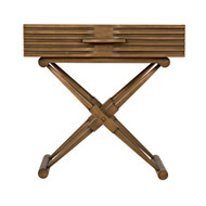 Zanta Side Table - Saddle Brown