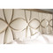 Sleeping Beauty - Upholstered Bed with Taupe Fretwork Detail - Cal King image 1