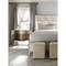 Sleeping Beauty - Upholstered Bed with Taupe Fretwork Detail - King image 2