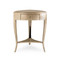 Tres, Tres Chic - Gold Metallic Accent Table with Drawer and Shelf