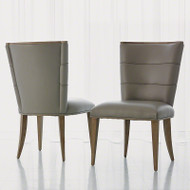 Adelaide Side Chair - Grey Leather