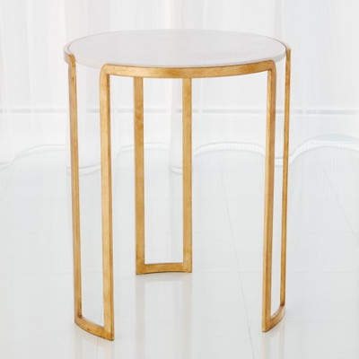 Channel Accent Table - Gold Leaf