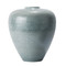 Studio A Check Bulbous Vase - Reactive Silver Blue - Lg