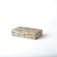 Studio A Chiseled Bone Box - Forest - Sm