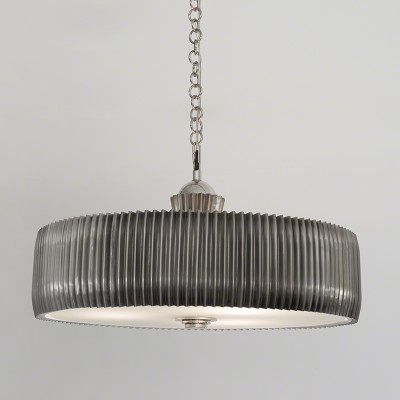 Crimp Chandelier - Antique Nickel