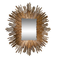 Soleil Mirror - Gold Leaf