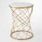 Tango Accent Table - Gold Leaf