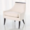Boomerang Chair - White Leather