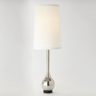 Bulb Vase Lamp - Nickel