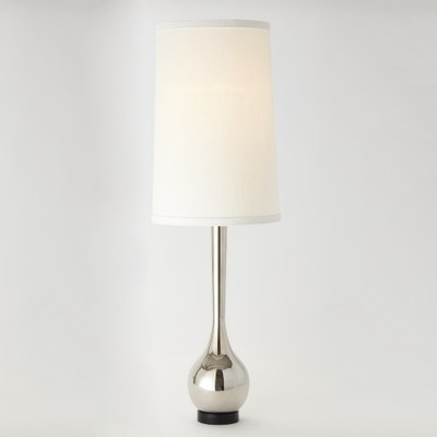 Bulb Vase Lamp - Nickel