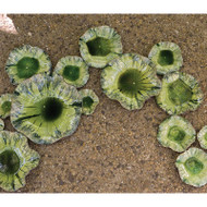 Free Formed Lily Plate - Green - Lg