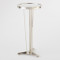 French Moderne Side Table - Nickel & Mirror image 1