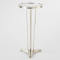 French Moderne Side Table - Nickel & Mirror
