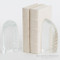 Iceberg Bookends - Dewdrop Clear - Pair