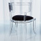Klismos Acrylic Chair - Black image 1