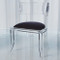 Klismos Acrylic Chair - Black