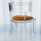 Klismos Acrylic Chair - Brown Sugar image 1