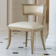 Klismos Chair - Beige Leather