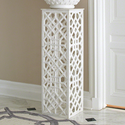 Marble Fret Pedestal