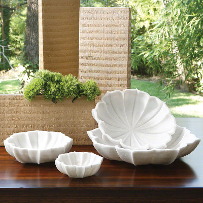 Marble Petal Bowl - XLg