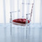 Marilyn Acrylic Arm Chair - Red Pepper