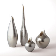 Platinum Stripe Vase - Lg