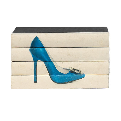 Hot Heels 4 Volume Stack - Blue Satin