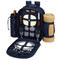 Two Person Backpack with Blanket - Navy image 1
